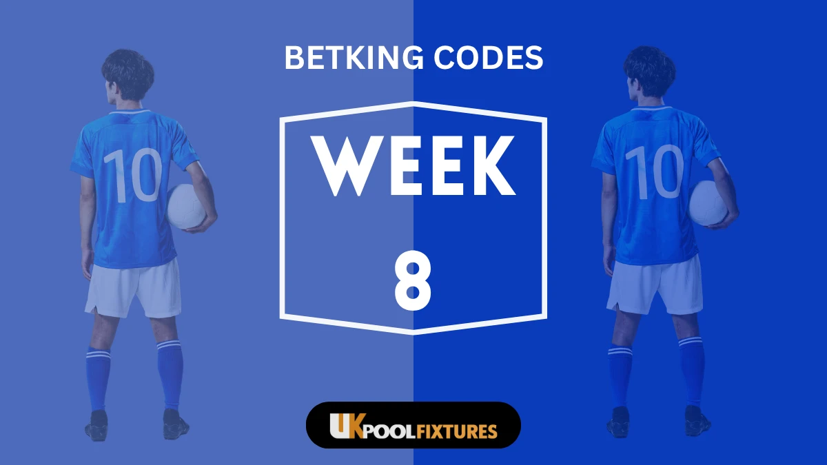 Week 8 Betking Pool Codes 2025
